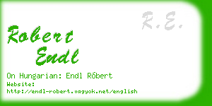 robert endl business card