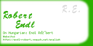 robert endl business card